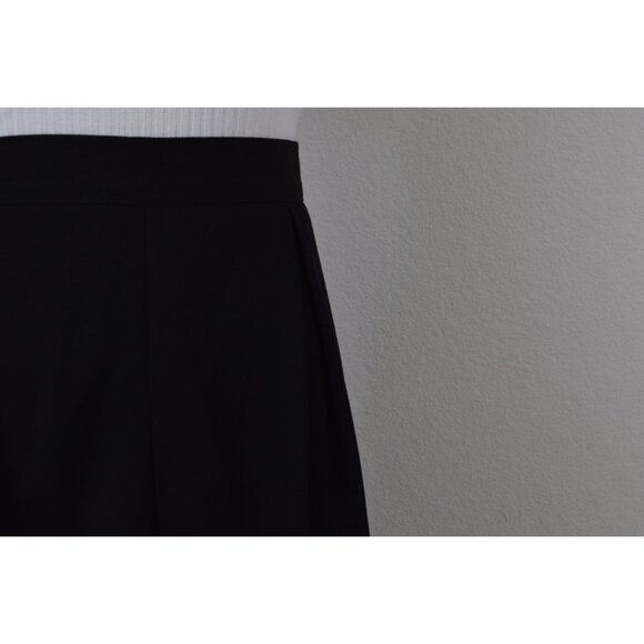 Vintage 80s Black Pleated Polyester/Spandex Pants |‎ 30-32 waist - Picture 6 of 9